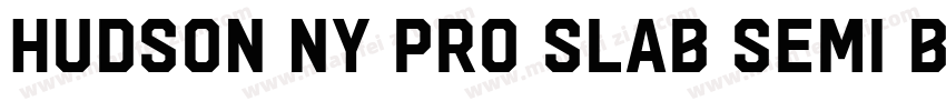 Hudson NY Pro Slab Semi Bold Itl字体转换